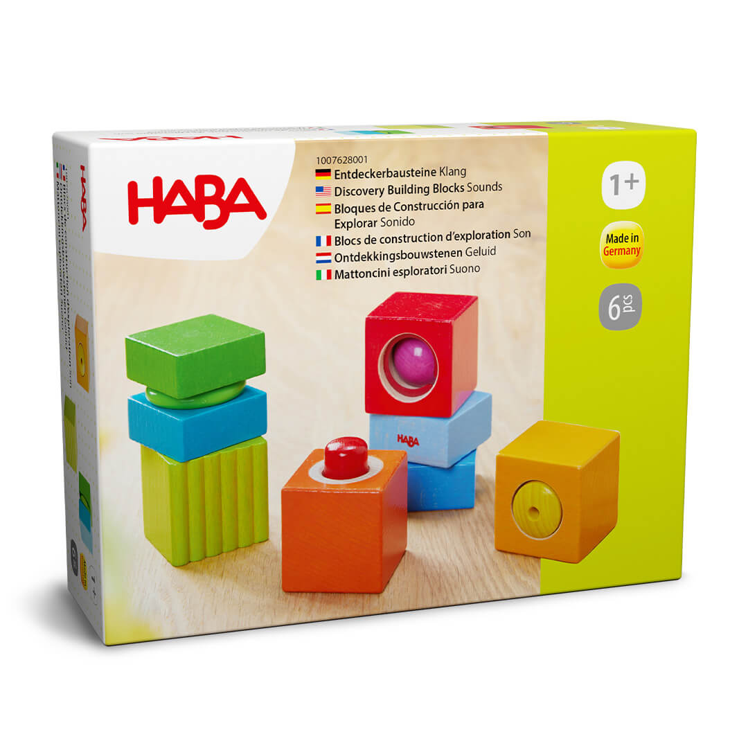 Fun with Sounds Wooden Discovery Blocks