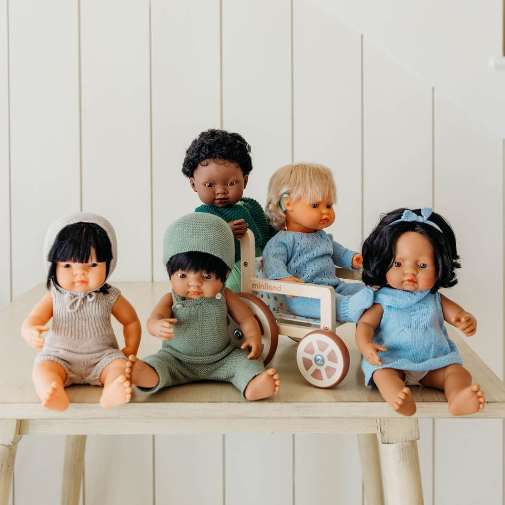 Wooden Doll Wheelchair
